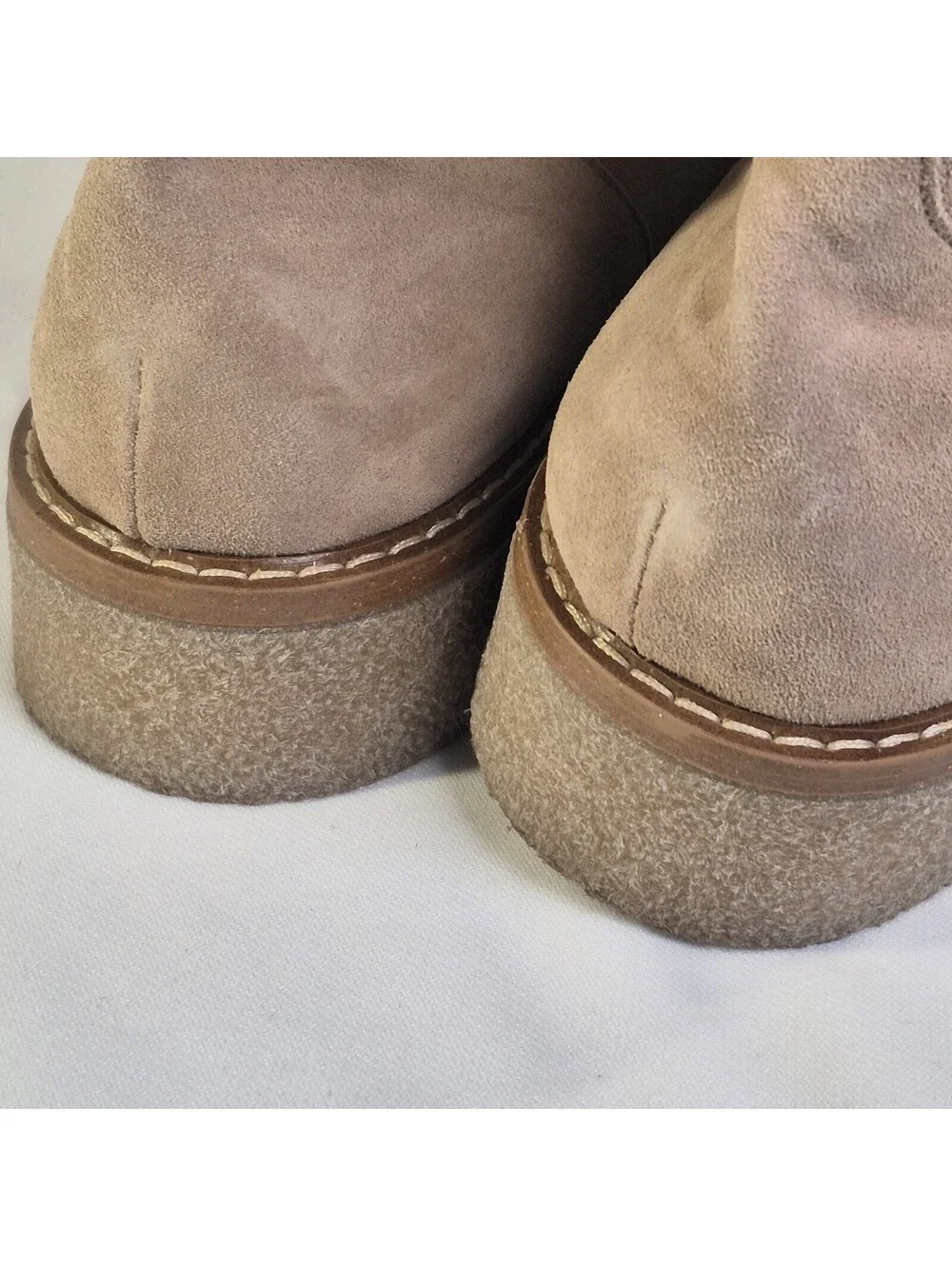 Boden Mens 41 Gowrie Truffle Lace up Suede Desert Ankle Boots